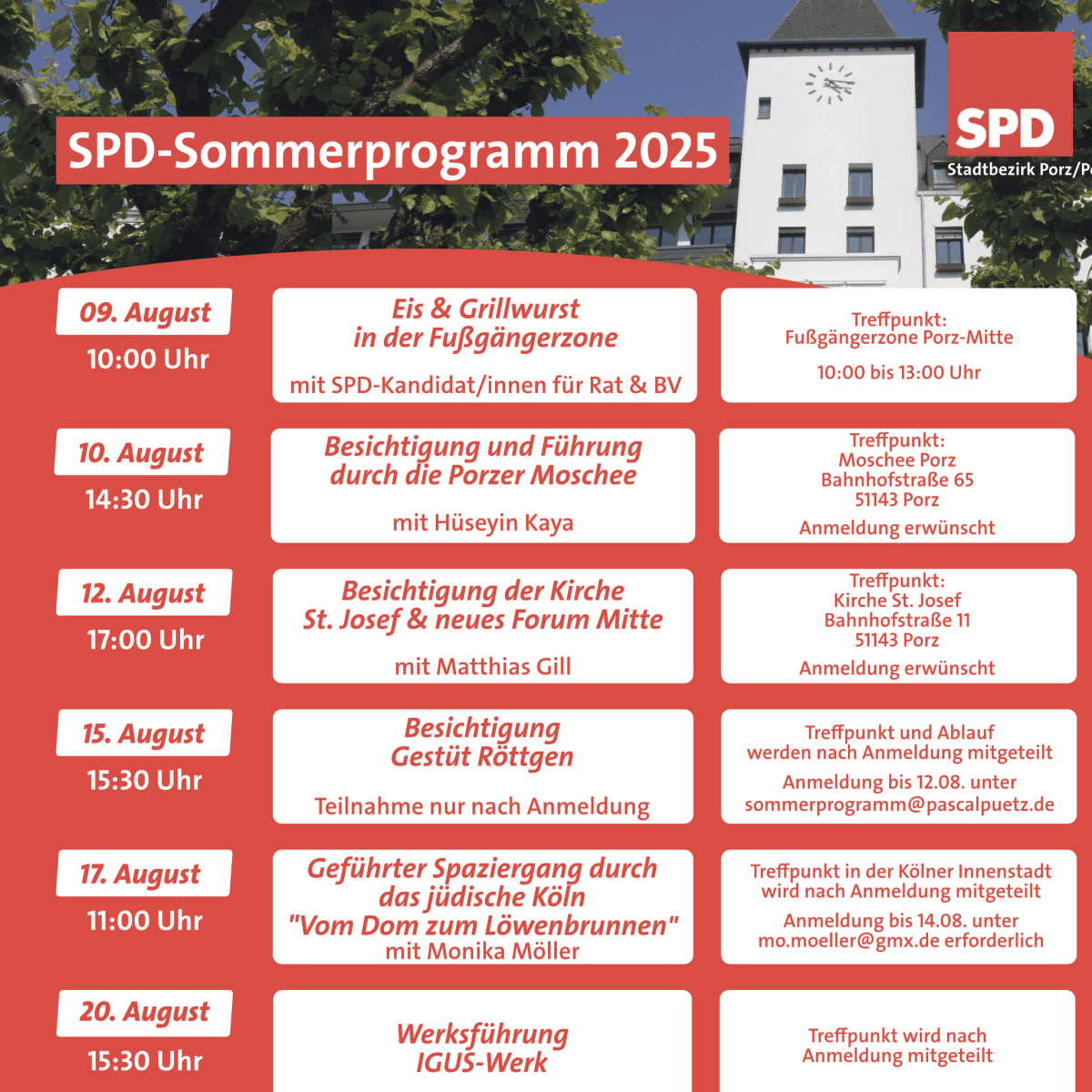 Sommerprogramm 2025